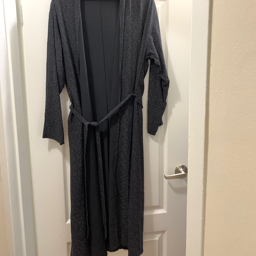 H&m tie belt long dress/kimono